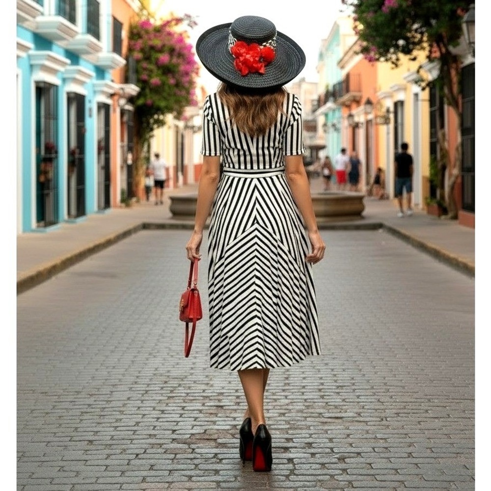 Whittall & Shon Womens Black Wide Brim Hat Red Floral Derby Event Money Maximal